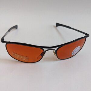 NWT True Vintage 90's fashion Oscar I style metal wrap sports Sunglasses
